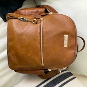 Lily Jade “Anna” medium bag in Camel and gold